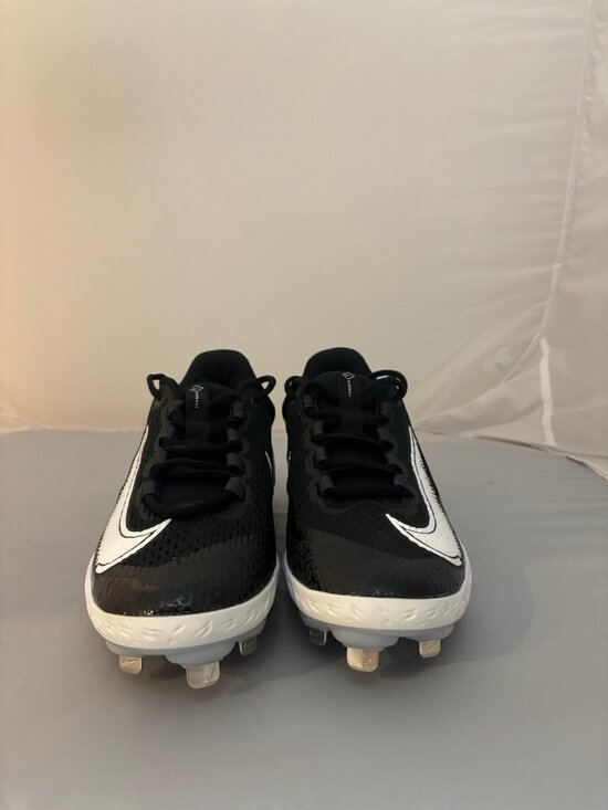 Nike alpha huarache elite 4 black white baseball cleats size 9 DJ6521 001 main image 6